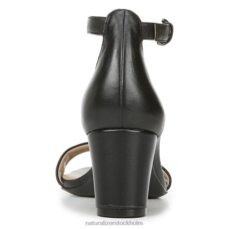 vera klänning sandal svart läder 444DB12 sandaler | Naturalizer kvinnor