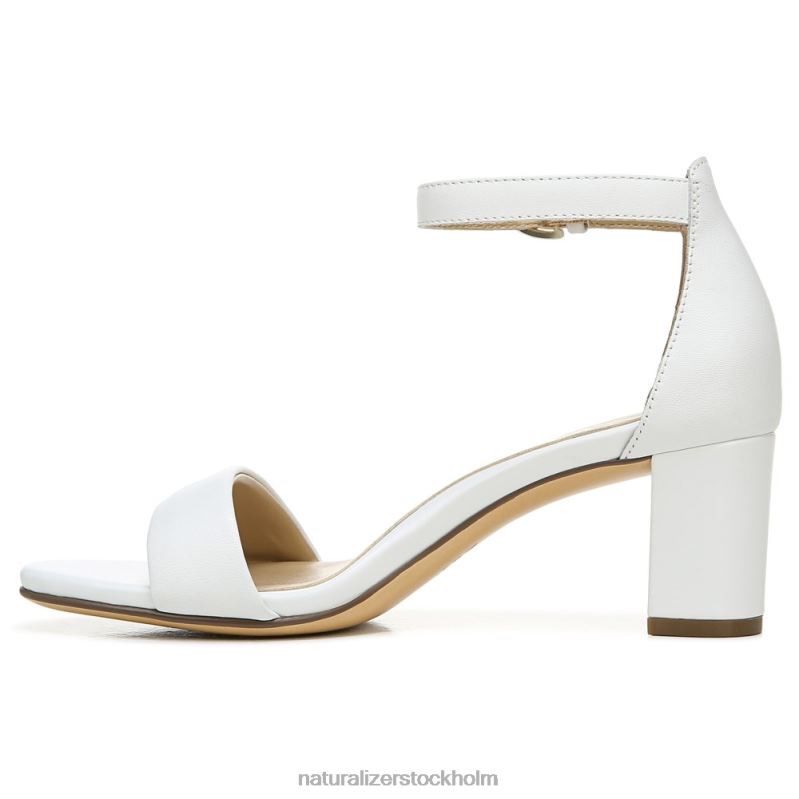 vera klänning sandal vitt läder 444DB16 sandaler | Naturalizer kvinnor
