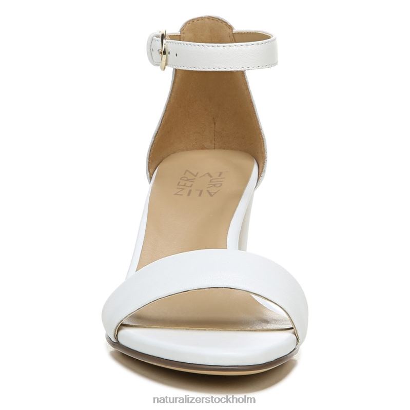 vera klänning sandal vitt läder 444DB16 sandaler | Naturalizer kvinnor