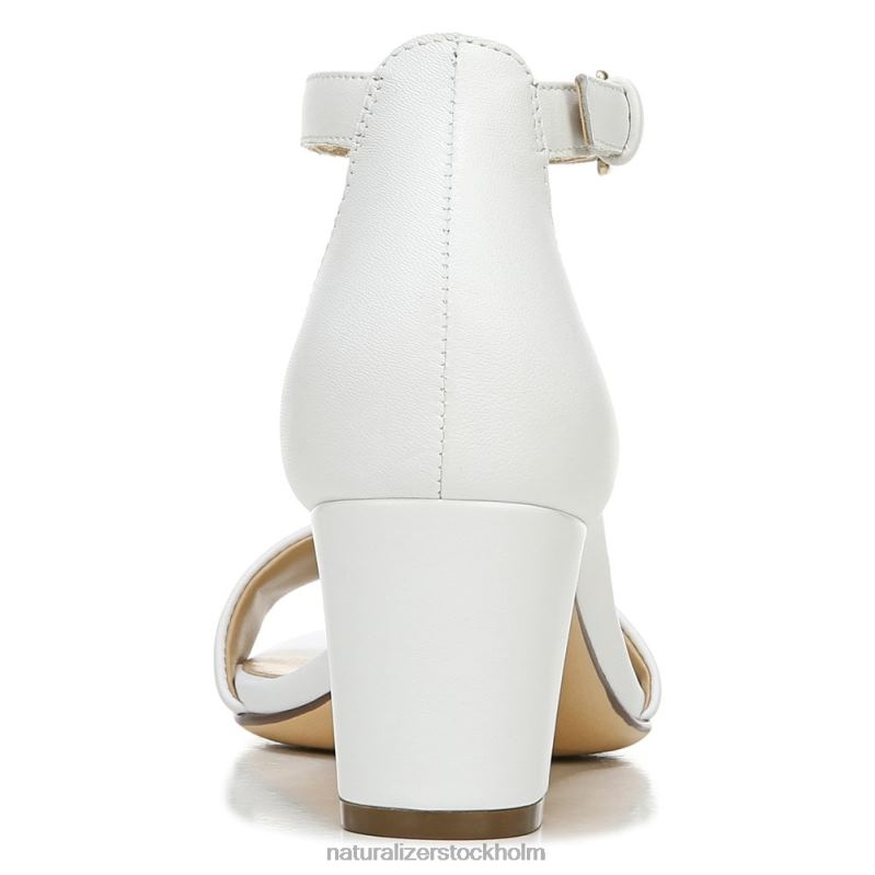 vera klänning sandal vitt läder 444DB16 sandaler | Naturalizer kvinnor