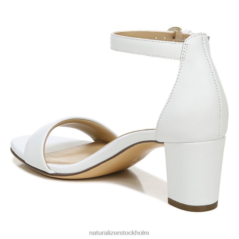vera klänning sandal vitt läder 444DB16 sandaler | Naturalizer kvinnor