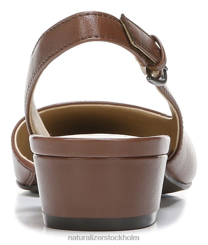 banker spetsiga tå platt kakao läder 444DB85 lägenheter | Naturalizer kvinnor