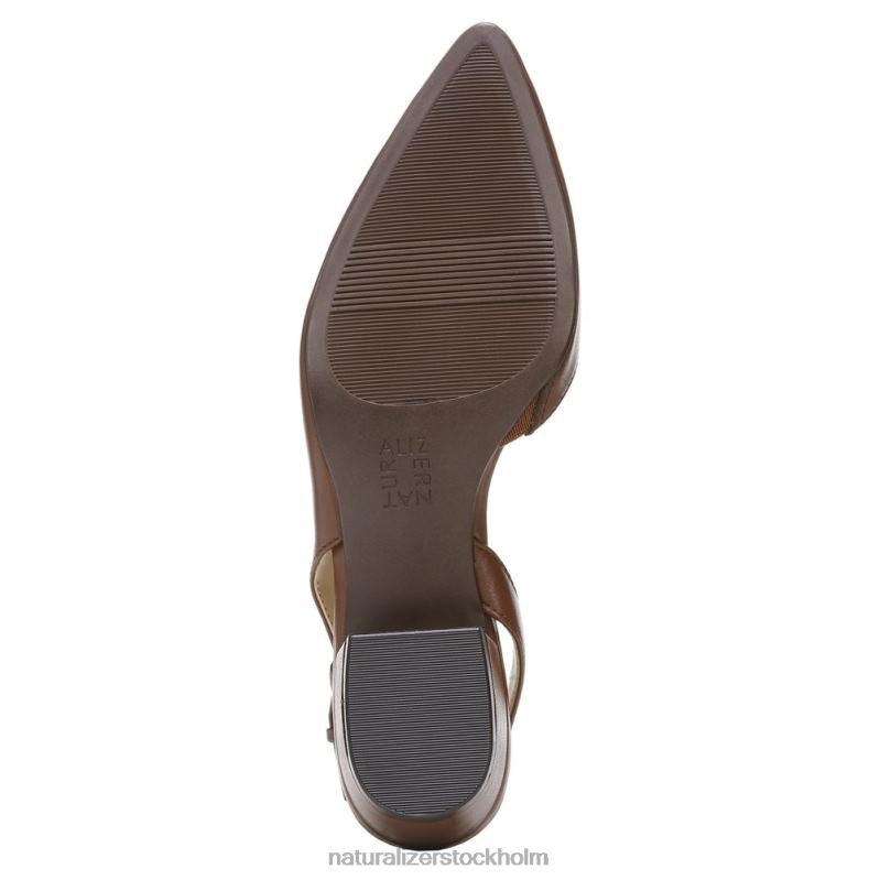 banker spetsiga tå platt kakao läder 444DB85 lägenheter | Naturalizer kvinnor
