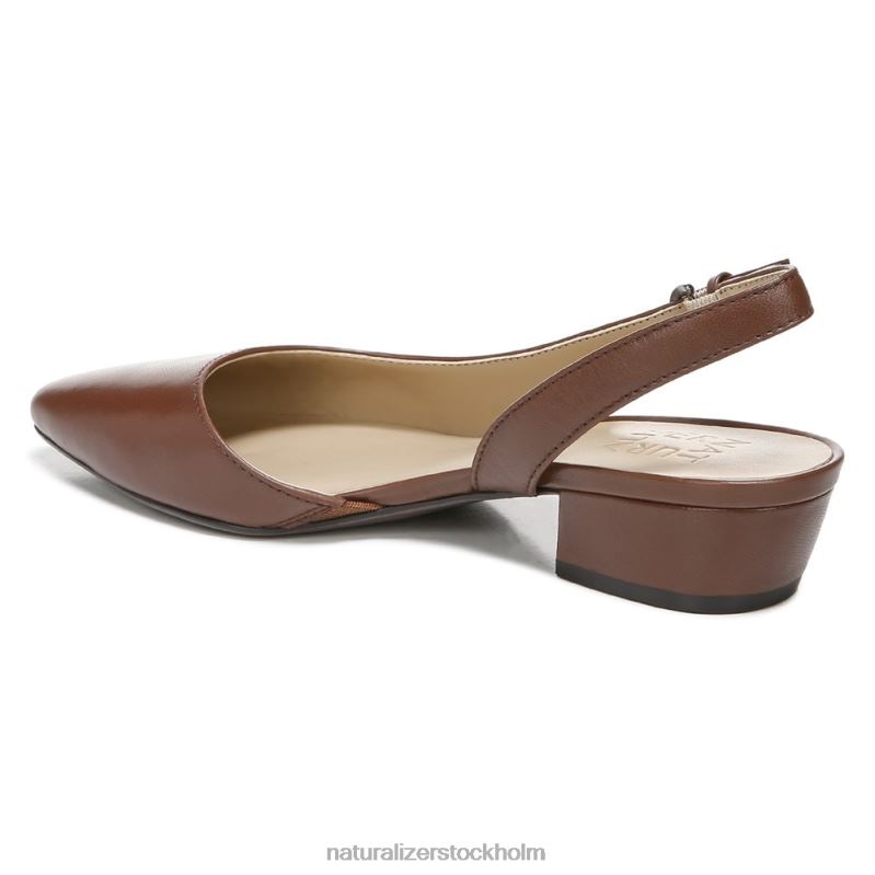 banker spetsiga tå platt kakao läder 444DB85 lägenheter | Naturalizer kvinnor