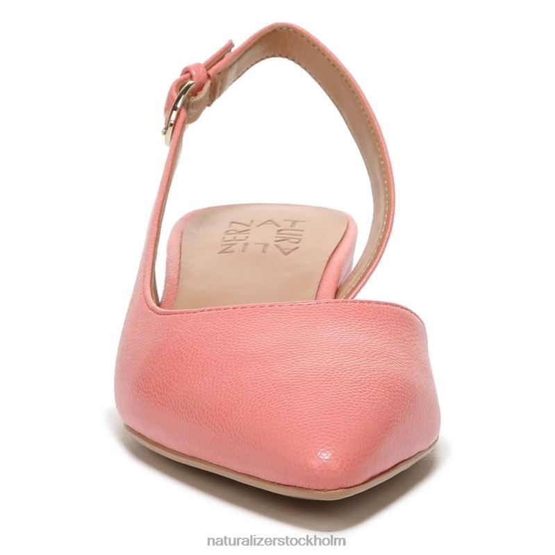 banker spetsiga tå platt korall persika läder 444DB90 lägenheter | Naturalizer kvinnor