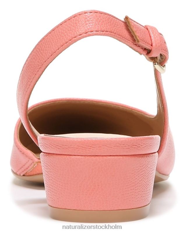 banker spetsiga tå platt korall persika läder 444DB90 lägenheter | Naturalizer kvinnor