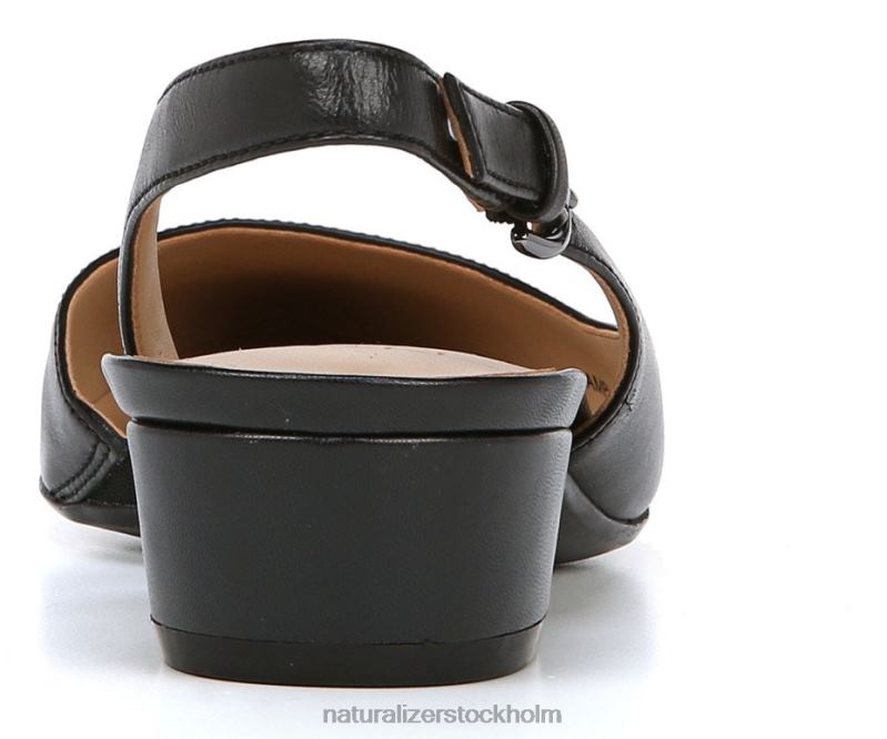 banker spetsiga tå platt svart läder 444DB82 lägenheter | Naturalizer kvinnor