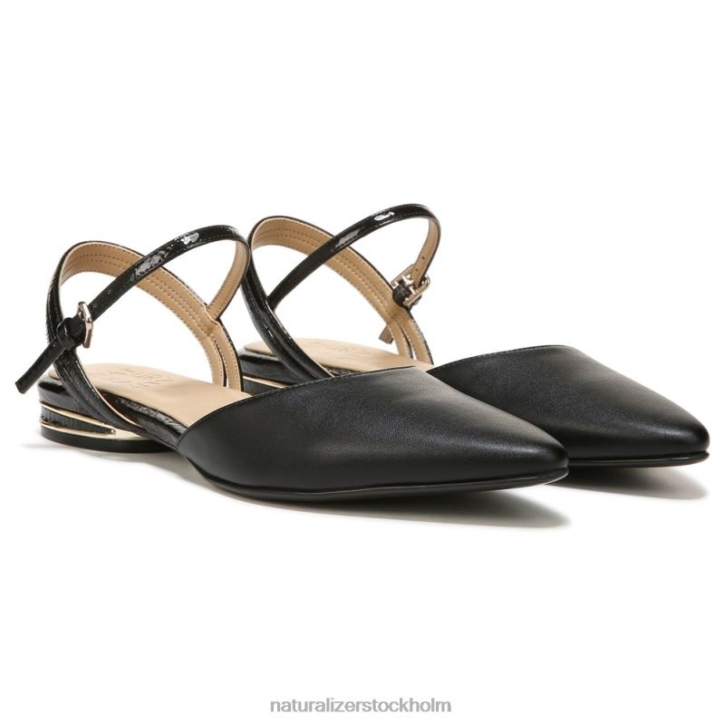 blaise platt svart patent 444DB549 lägenheter | Naturalizer kvinnor