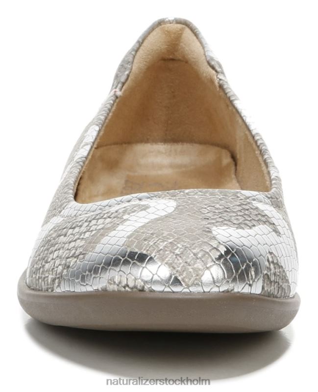 flexibel platt naken silver orm syntetisk 444DB571 lägenheter | Naturalizer kvinnor