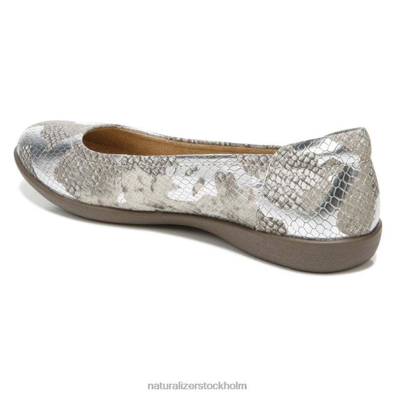 flexibel platt naken silver orm syntetisk 444DB571 lägenheter | Naturalizer kvinnor