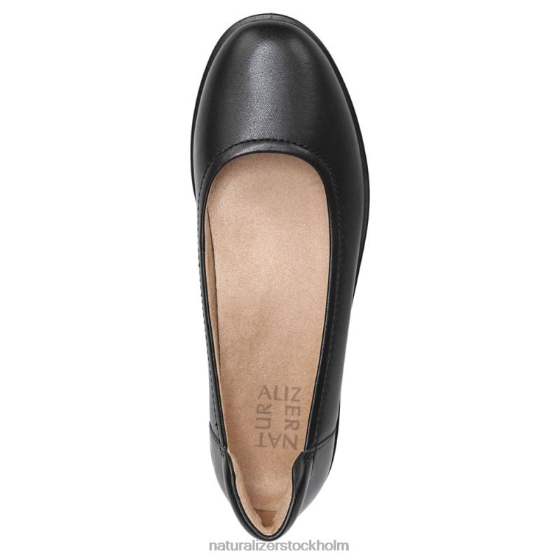 flexibel platt svart läder 444DB568 lägenheter | Naturalizer kvinnor