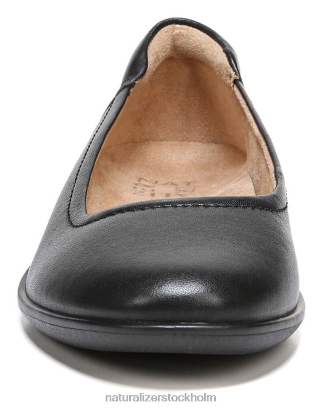 flexibel platt svart läder 444DB568 lägenheter | Naturalizer kvinnor