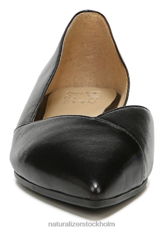 kristin platt svart läder 444DB266 lägenheter | Naturalizer kvinnor