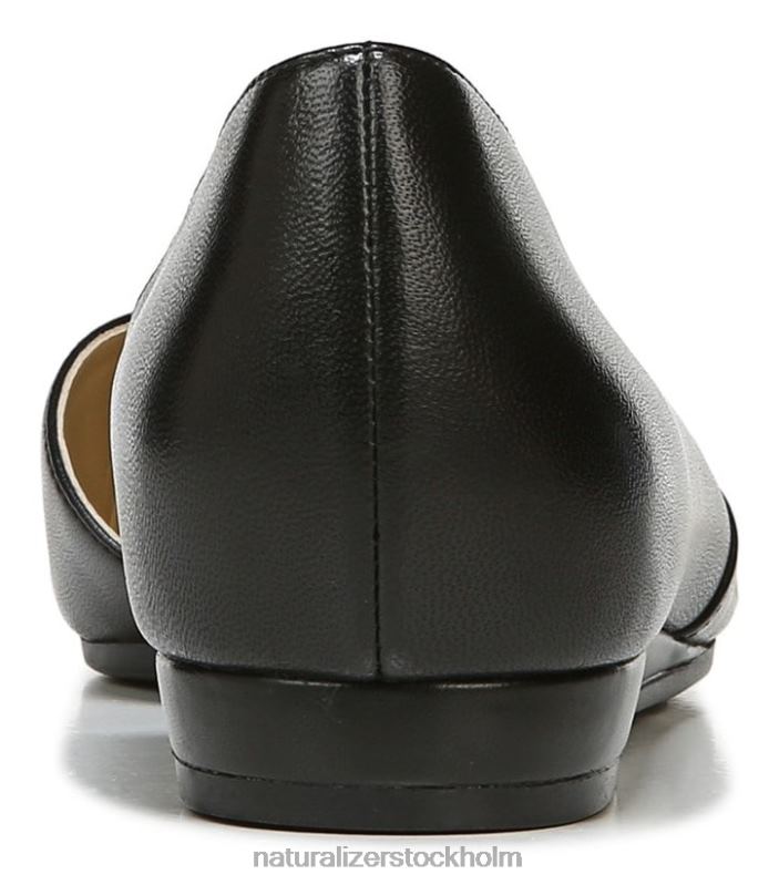 kristin platt svart läder 444DB266 lägenheter | Naturalizer kvinnor