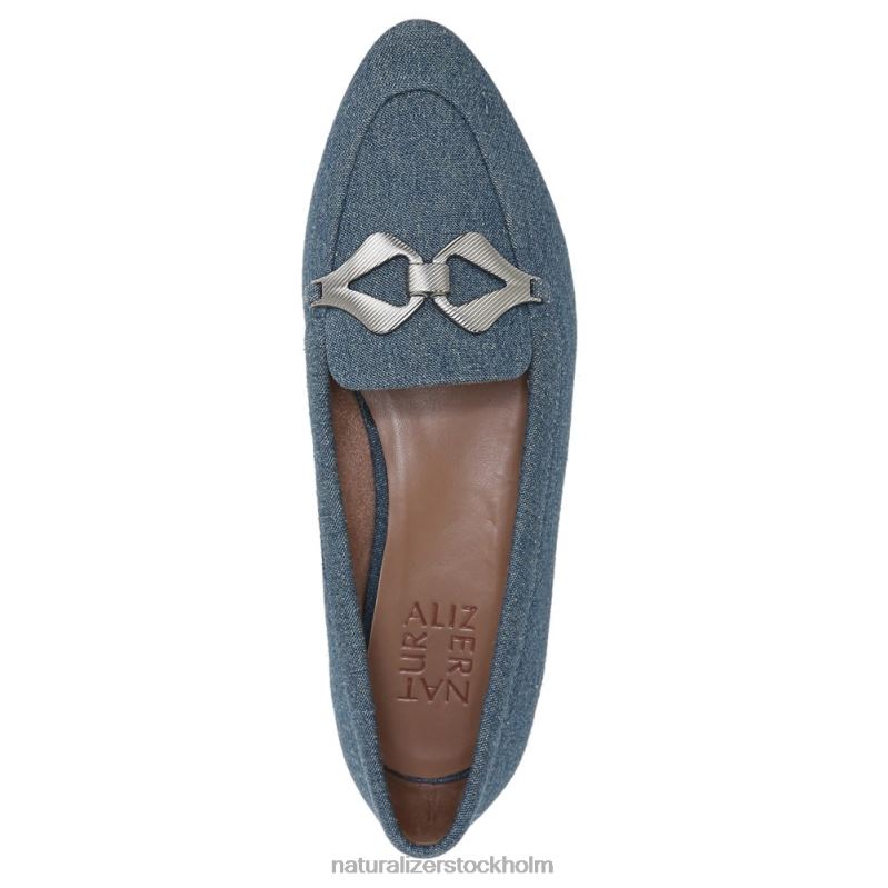 leala platt blått demintyg 444DB326 lägenheter | Naturalizer kvinnor