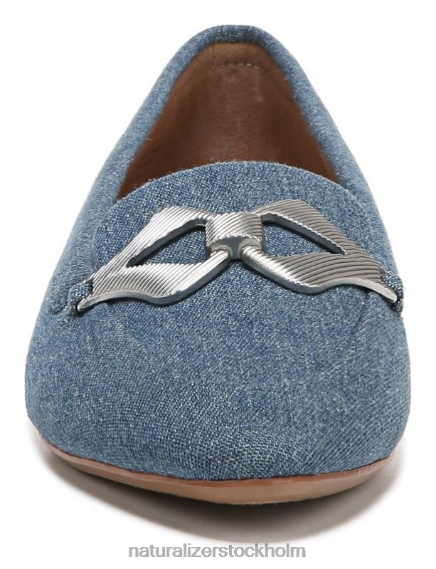 leala platt blått demintyg 444DB326 lägenheter | Naturalizer kvinnor