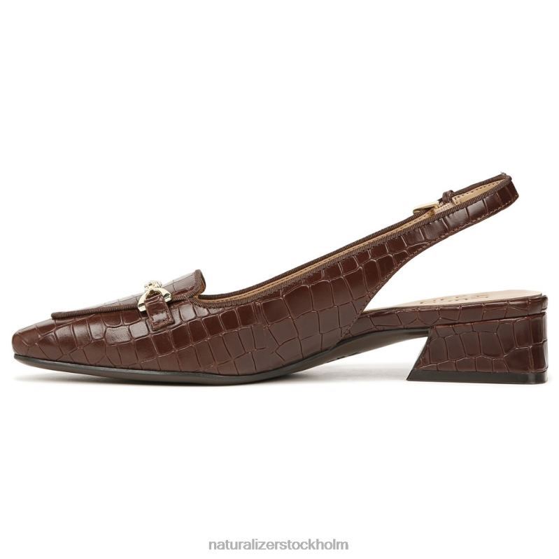 lindsey slingback platt bruno brunt läder 444DB58 lägenheter | Naturalizer kvinnor