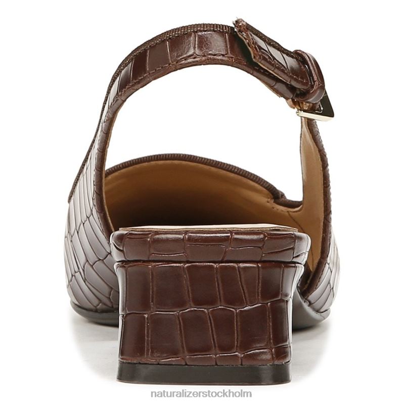 lindsey slingback platt bruno brunt läder 444DB58 lägenheter | Naturalizer kvinnor