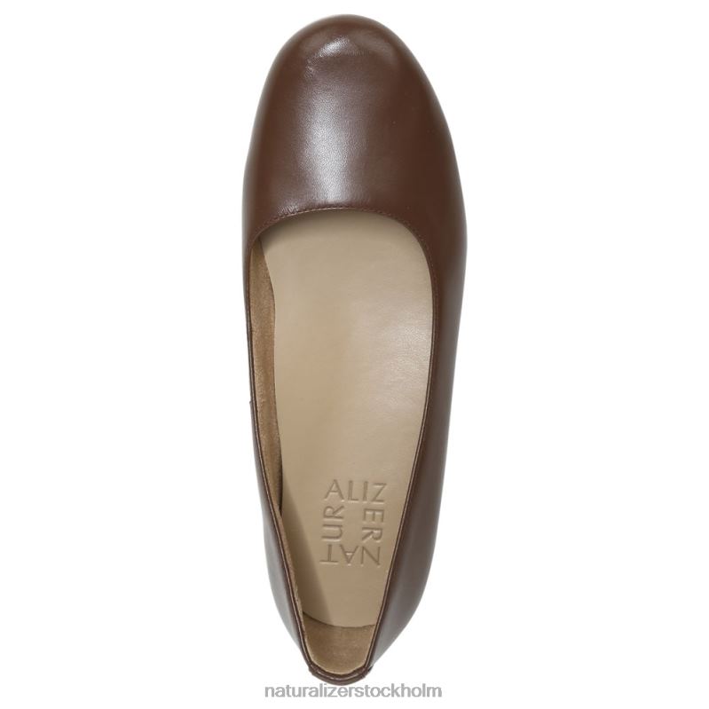 maxwell balett platt kakao läder 444DB178 lägenheter | Naturalizer kvinnor