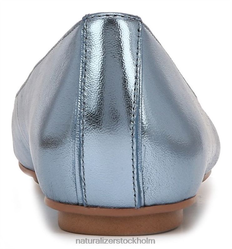 maxwell balett platt ocean air blått läder 444DB190 lägenheter | Naturalizer kvinnor