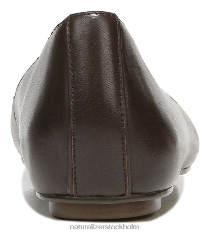 maxwell balett platt skogsbrunt läder 444DB180 lägenheter | Naturalizer kvinnor