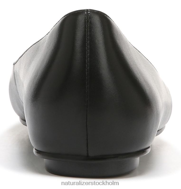 maxwell lite platt svart läder 444DB54 lägenheter | Naturalizer kvinnor