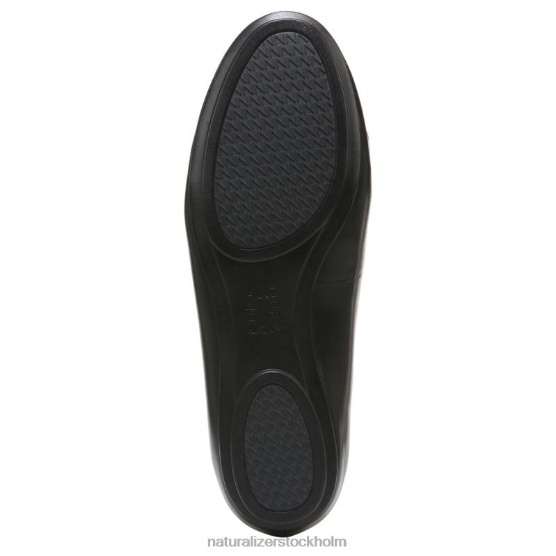 maxwell lite platt svart läder 444DB54 lägenheter | Naturalizer kvinnor