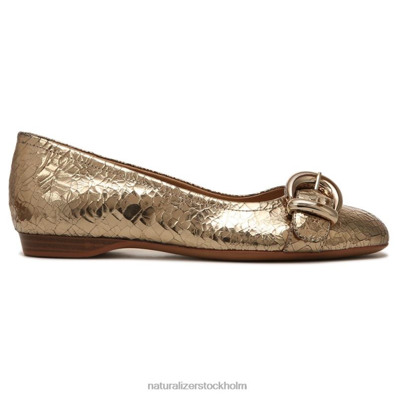 polly platt ljus bronsläder 444DB533 lägenheter | Naturalizer kvinnor