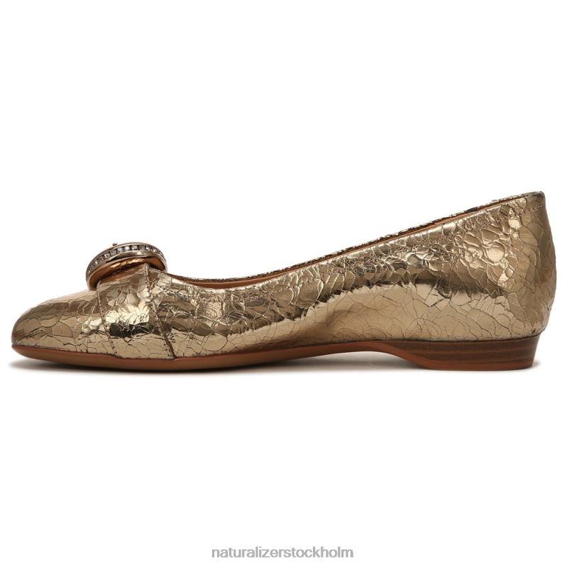 polly platt ljus bronsläder 444DB533 lägenheter | Naturalizer kvinnor
