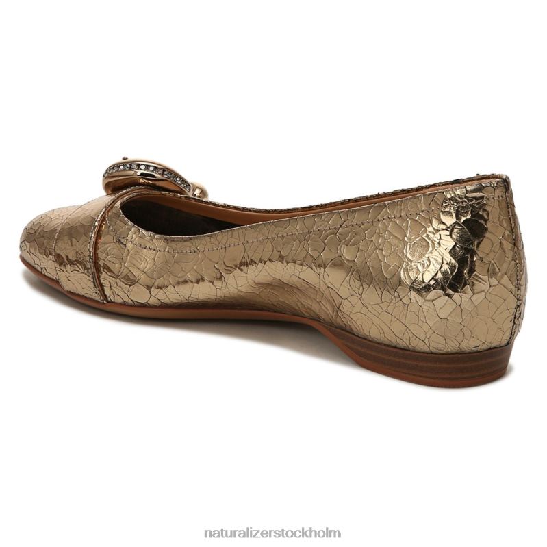 polly platt ljus bronsläder 444DB533 lägenheter | Naturalizer kvinnor