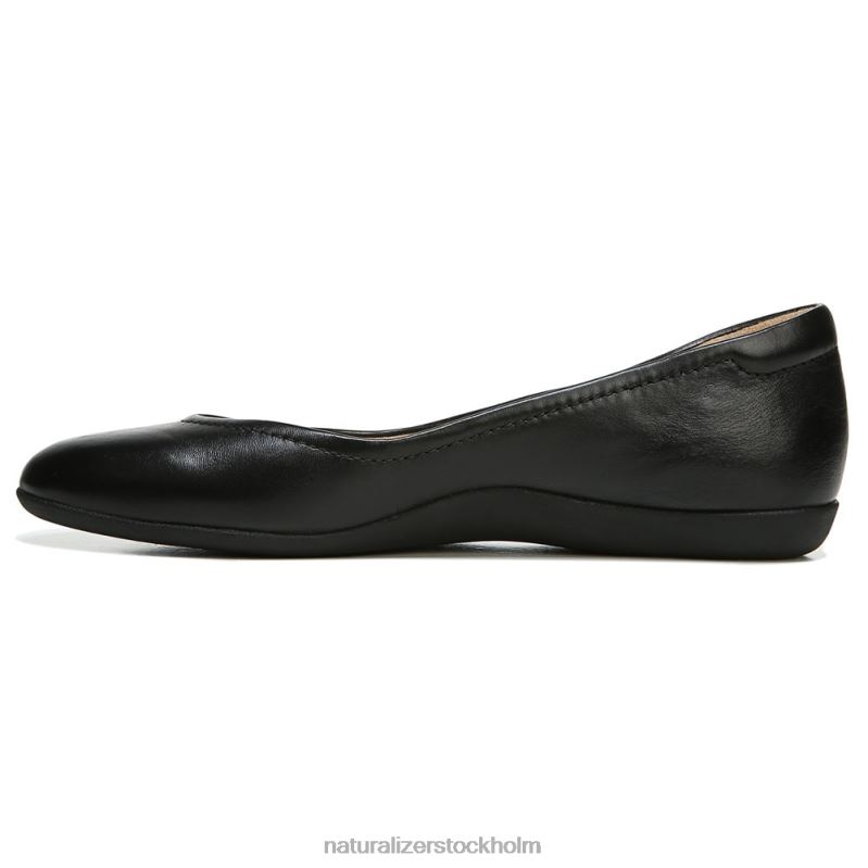 vivienne platt svart läder 444DB498 lägenheter | Naturalizer kvinnor