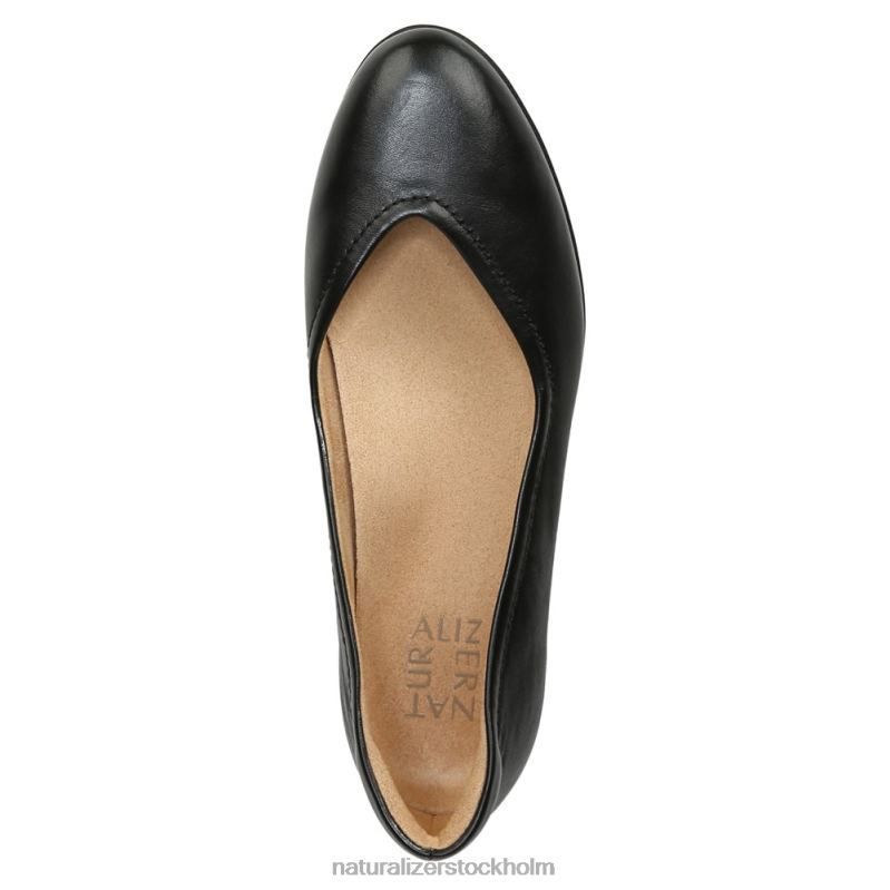 vivienne platt svart läder 444DB498 lägenheter | Naturalizer kvinnor