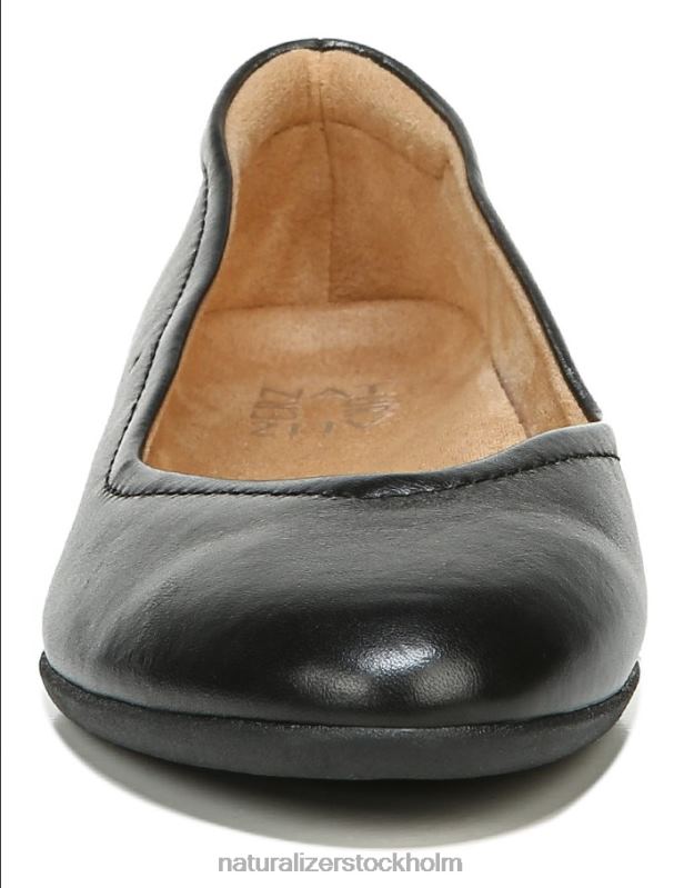 vivienne platt svart läder 444DB498 lägenheter | Naturalizer kvinnor