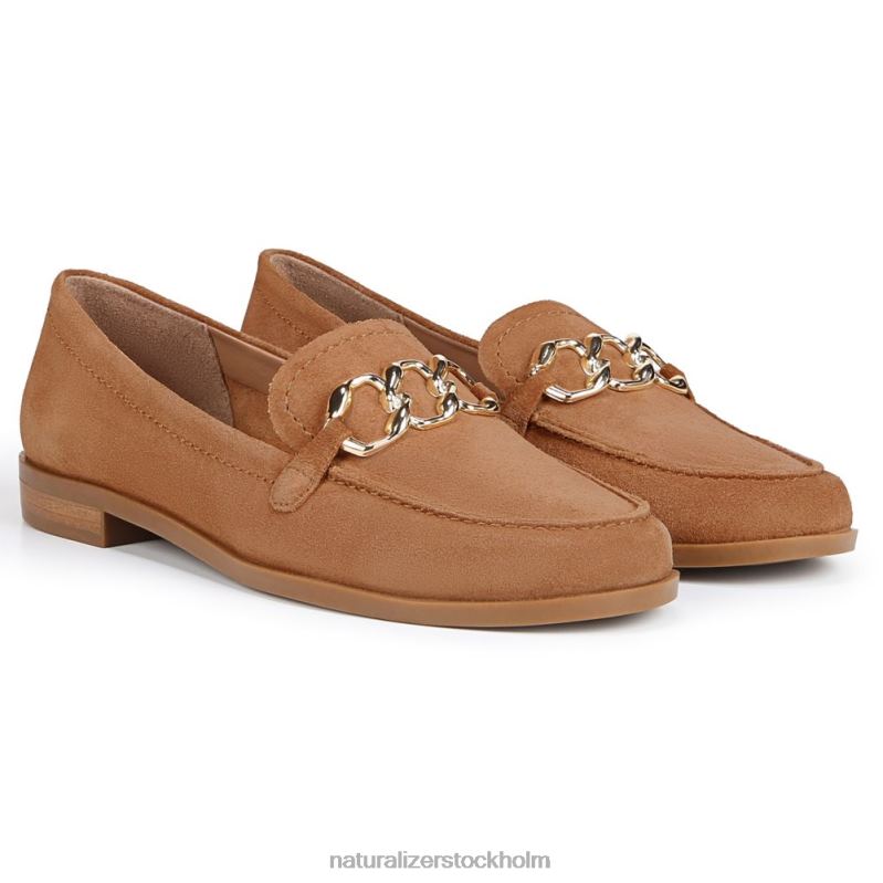 27 redigera sevyn loafer gyllene karamellmocka 444DB199 loafers | Naturalizer kvinnor
