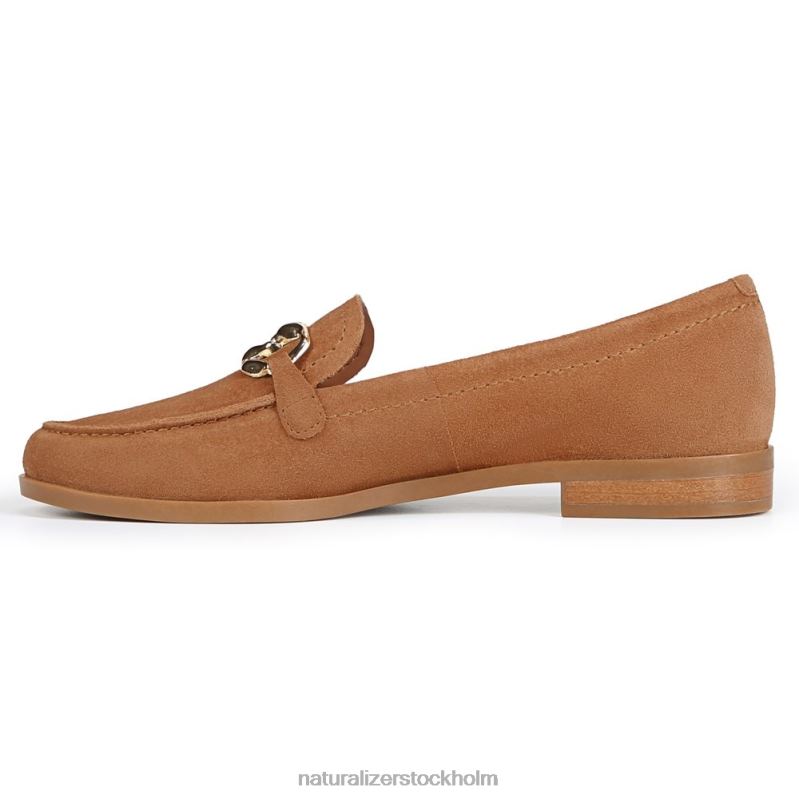27 redigera sevyn loafer gyllene karamellmocka 444DB199 loafers | Naturalizer kvinnor
