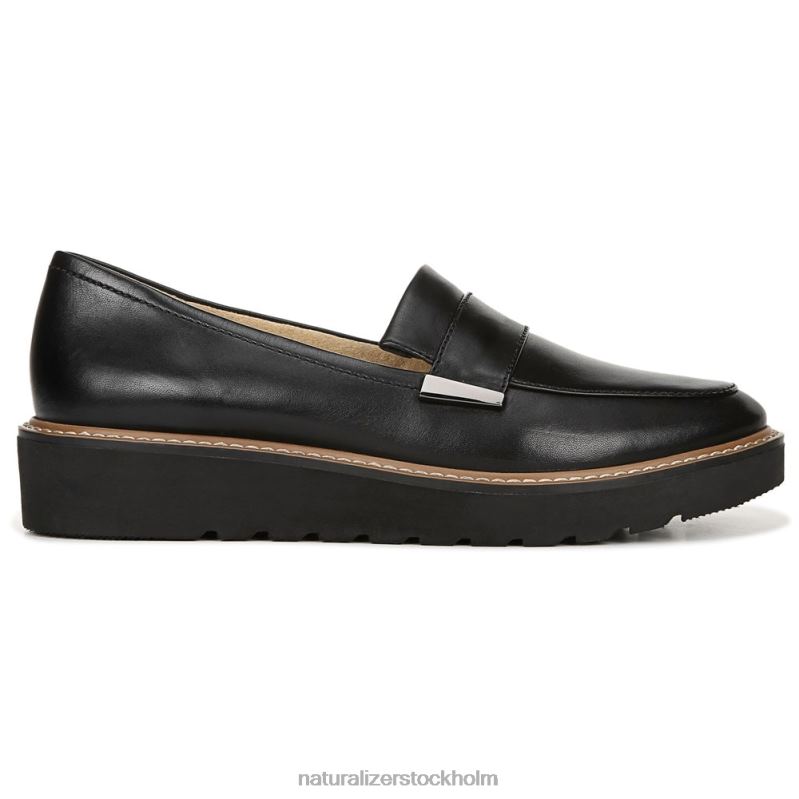 adilin loafer svart läder 444DB168 loafers | Naturalizer kvinnor