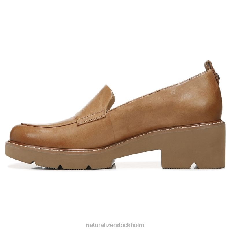 darry lug sole loafer toffee läder 444DB165 loafers | Naturalizer kvinnor