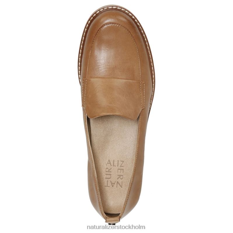 darry lug sole loafer toffee läder 444DB165 loafers | Naturalizer kvinnor