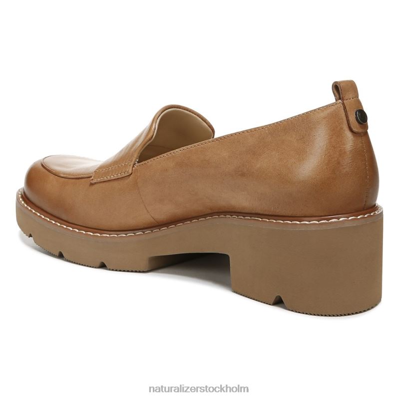 darry lug sole loafer toffee läder 444DB165 loafers | Naturalizer kvinnor
