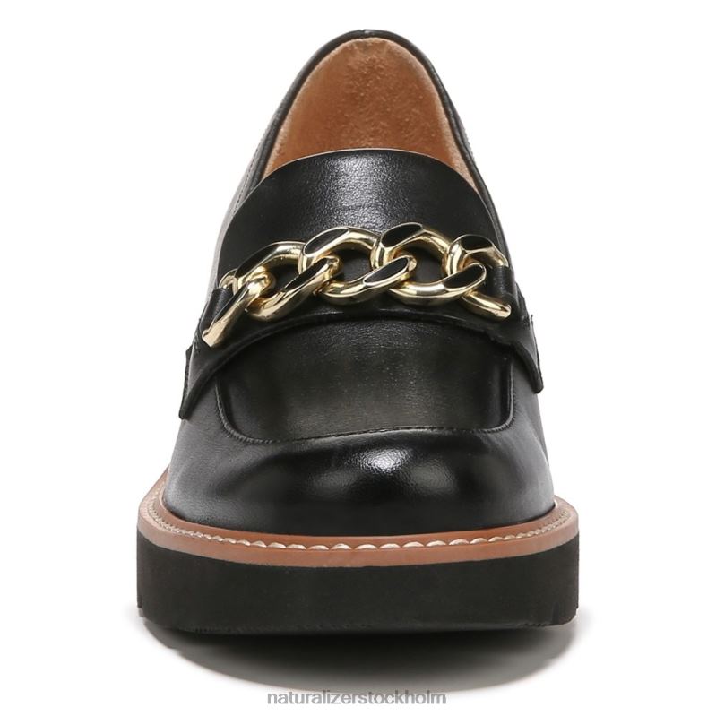desi loafer svart läder 444DB152 loafers | Naturalizer kvinnor