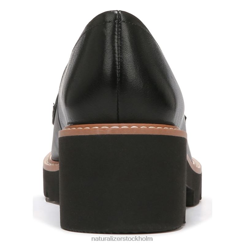 desi loafer svart läder 444DB152 loafers | Naturalizer kvinnor