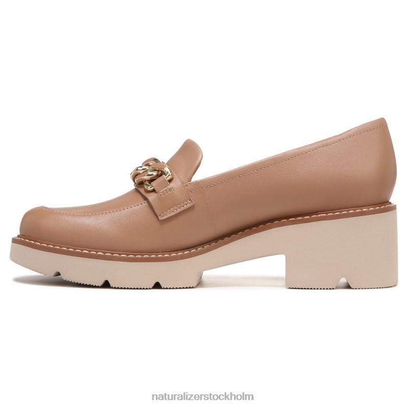 desi loafer taupe läder 444DB154 loafers | Naturalizer kvinnor