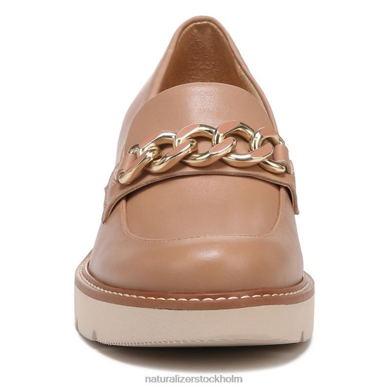 desi loafer taupe läder 444DB154 loafers | Naturalizer kvinnor