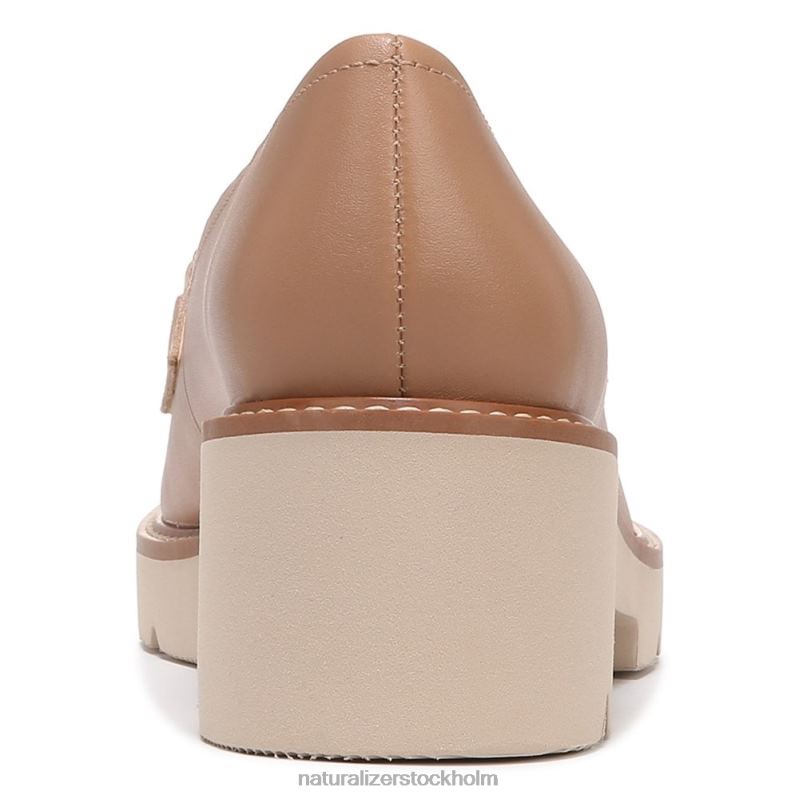 desi loafer taupe läder 444DB154 loafers | Naturalizer kvinnor
