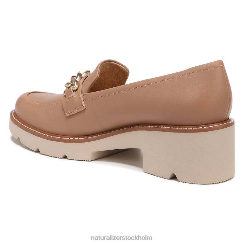 desi loafer taupe läder 444DB154 loafers | Naturalizer kvinnor