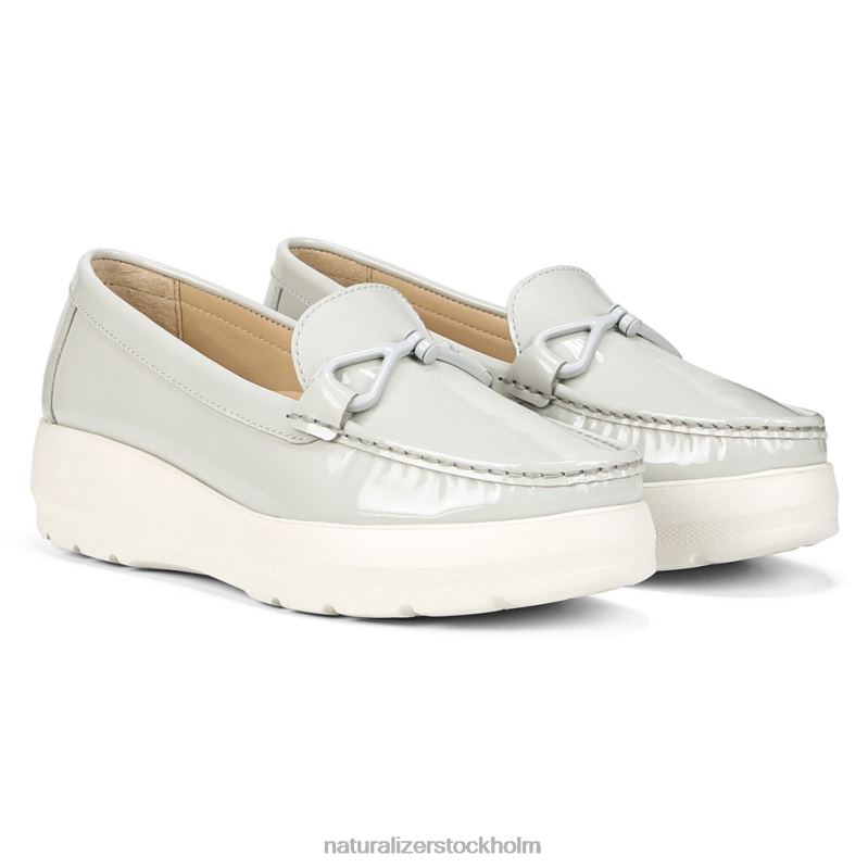 luanna loafer grått läder 444DB39 loafers | Naturalizer kvinnor