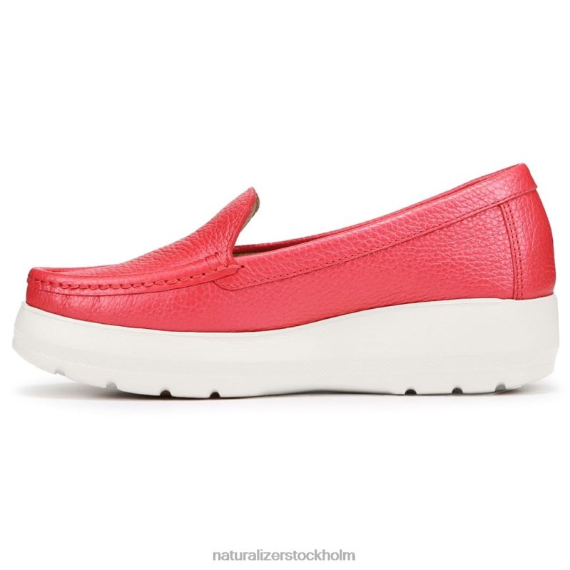 luanna loafer rött läder 444DB41 loafers | Naturalizer kvinnor
