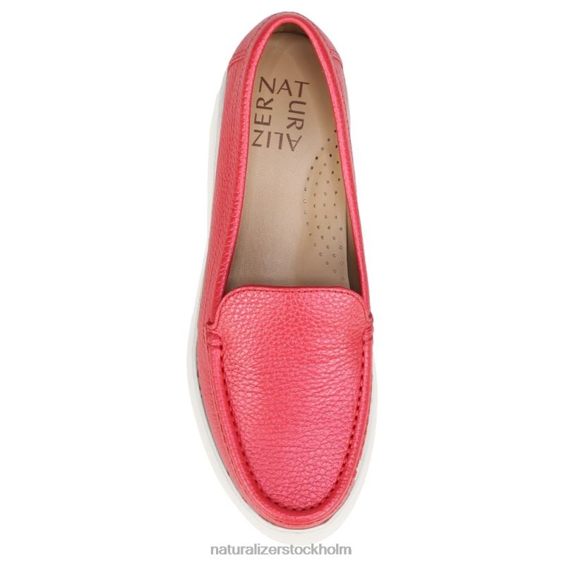 luanna loafer rött läder 444DB41 loafers | Naturalizer kvinnor