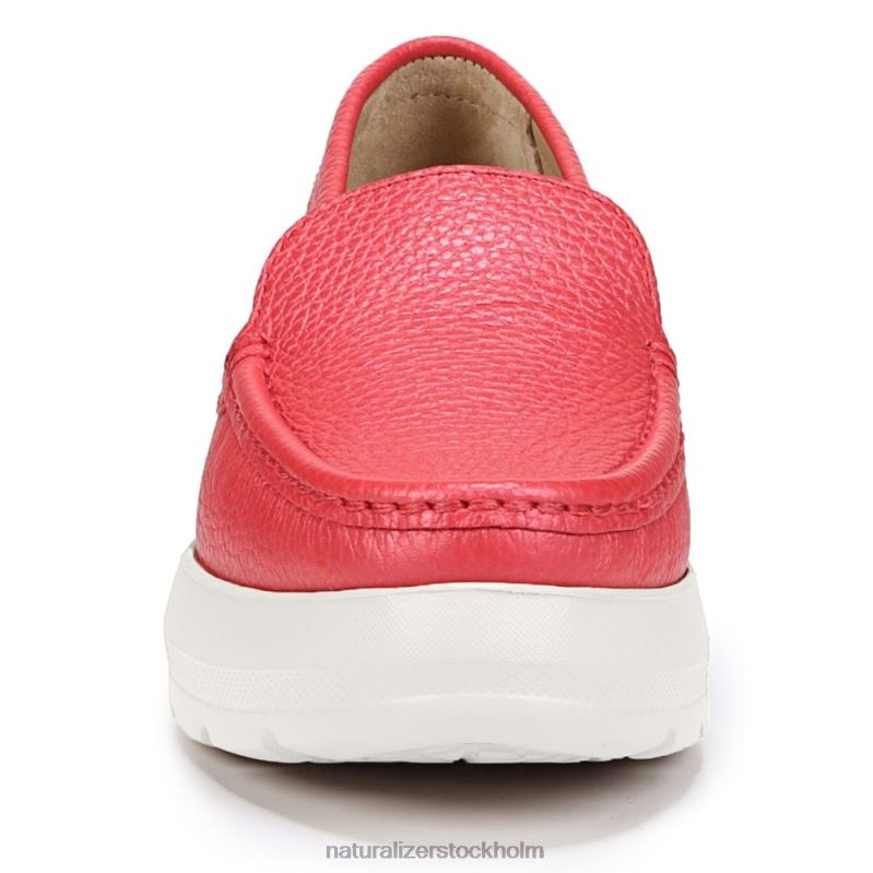 luanna loafer rött läder 444DB41 loafers | Naturalizer kvinnor