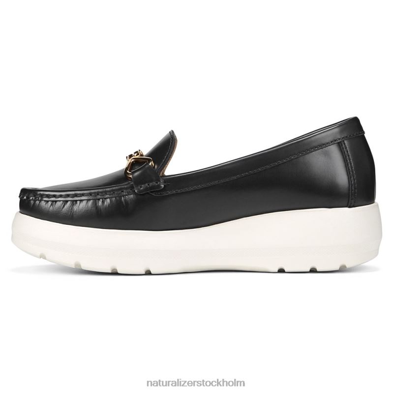 luanna loafer svart läder 444DB37 loafers | Naturalizer kvinnor